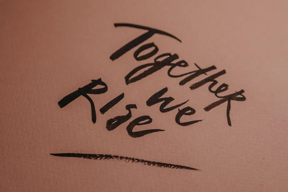 Hand-drawn lettering sketch, illustrative of the design process behind expressive display typefaces